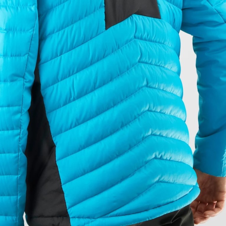 Turquoise Salomon Essential Xwarm Down Men's Insulated Jackets | PH 54701J